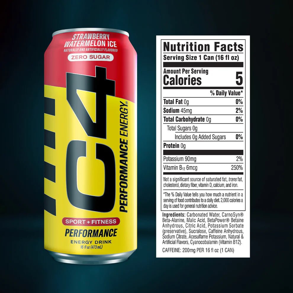 Cellucor C4 Performance Energy Carbonated RTD 12x500ml
