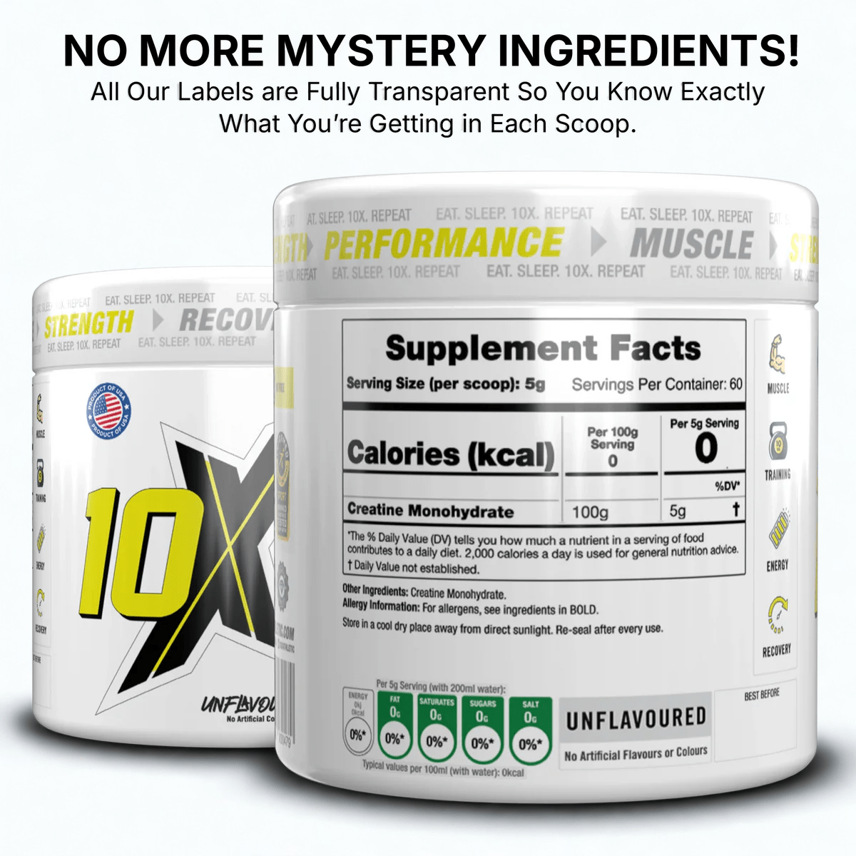 10X Athletic CRE 300g