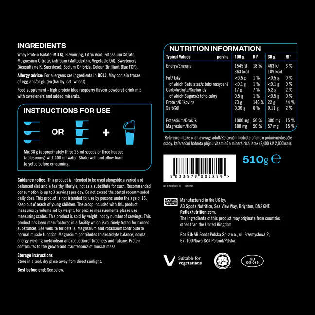 Reflex Clear Whey Isolate