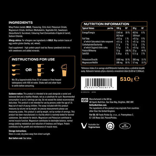 Reflex Clear Whey Isolate