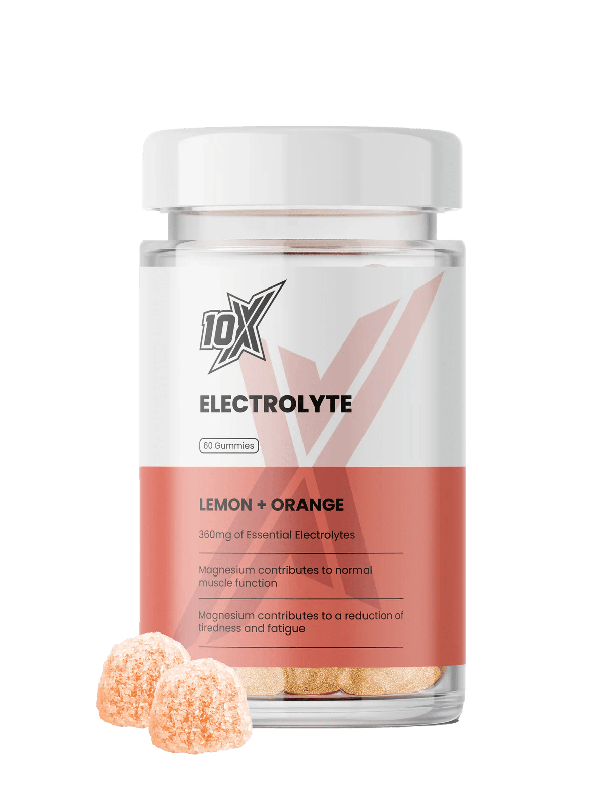 10X Athletic Electrolyte Gummies 60Softgels