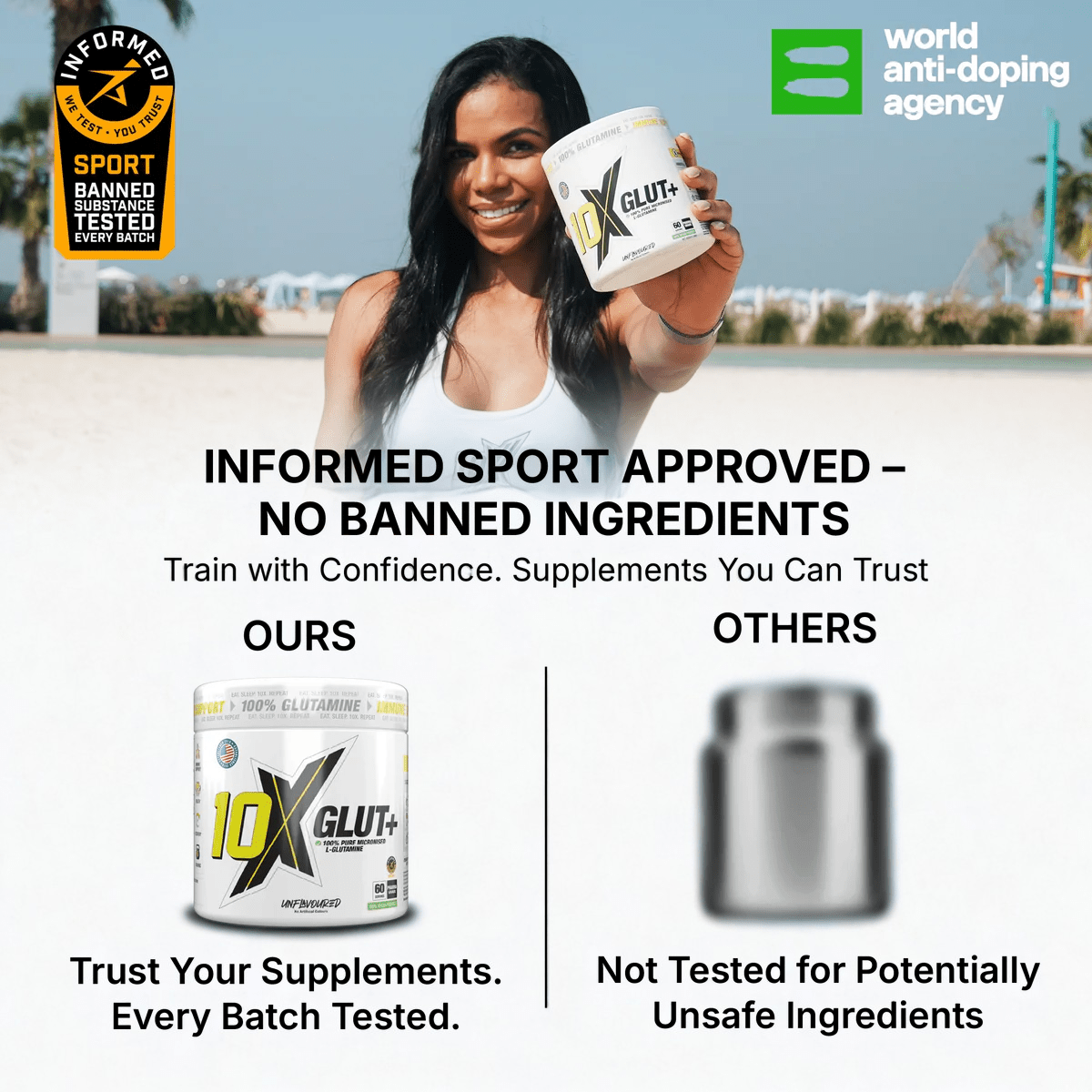 10X Athletic GLUT+ 300g