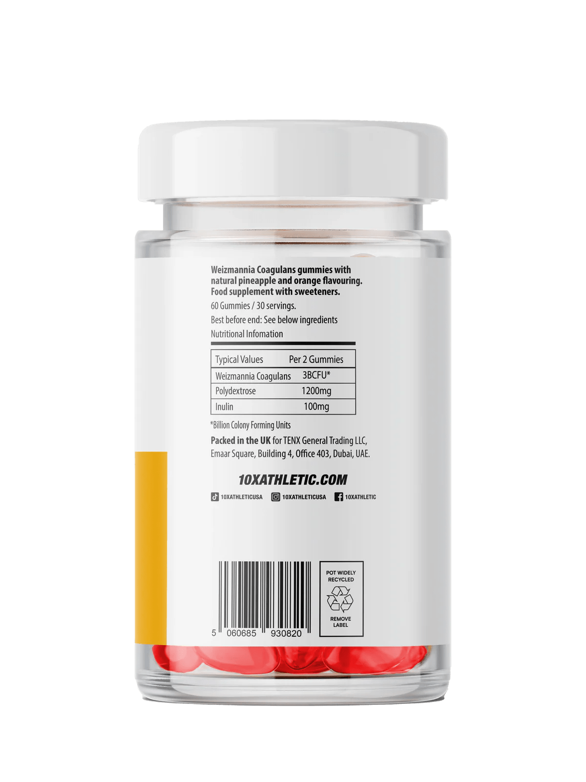 10X Athletic Gut Gummies 60 Softgels