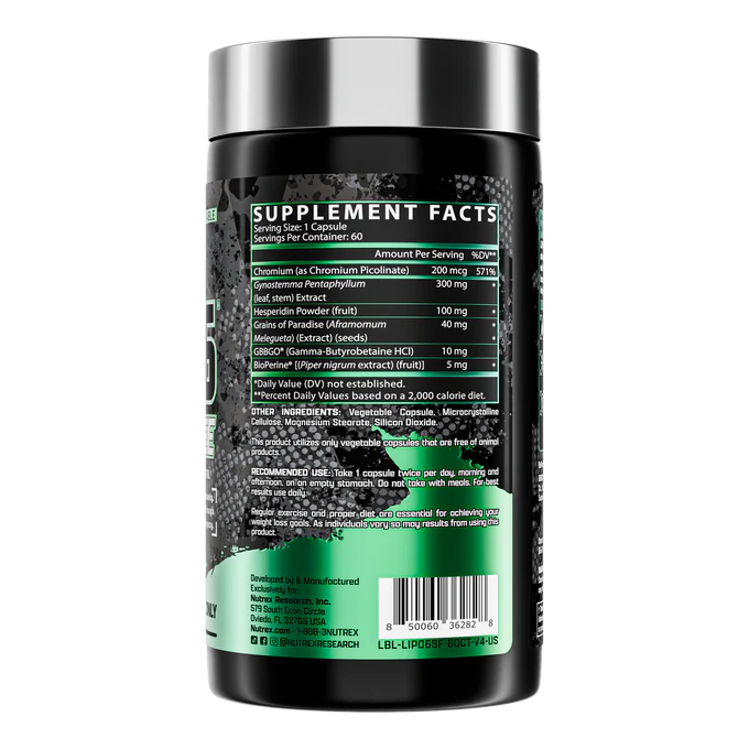 Nutrex Lipo-6 Stim-Free 60 caps