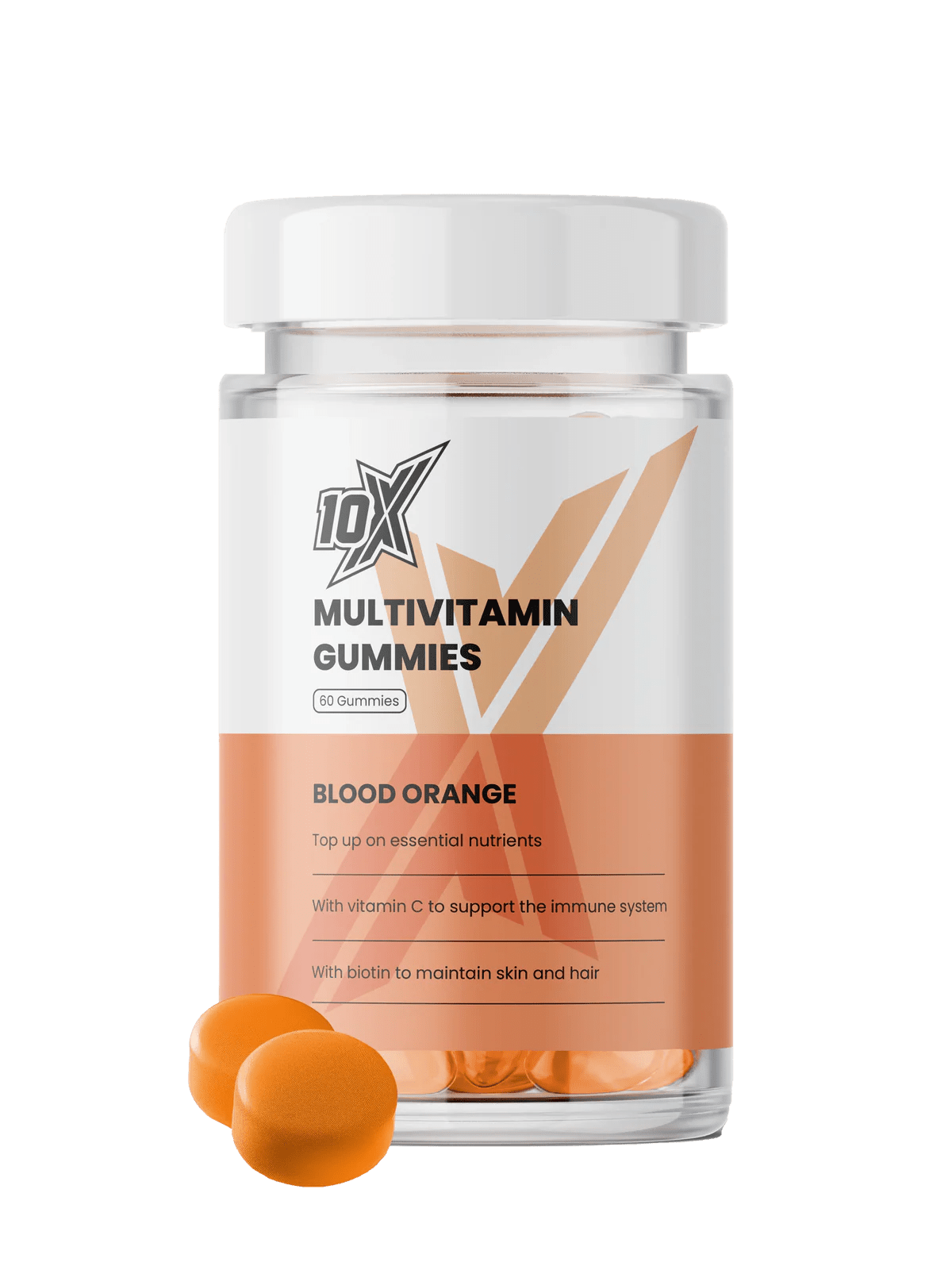 10X Athletic MultiVitamin Gummies 60Softgels