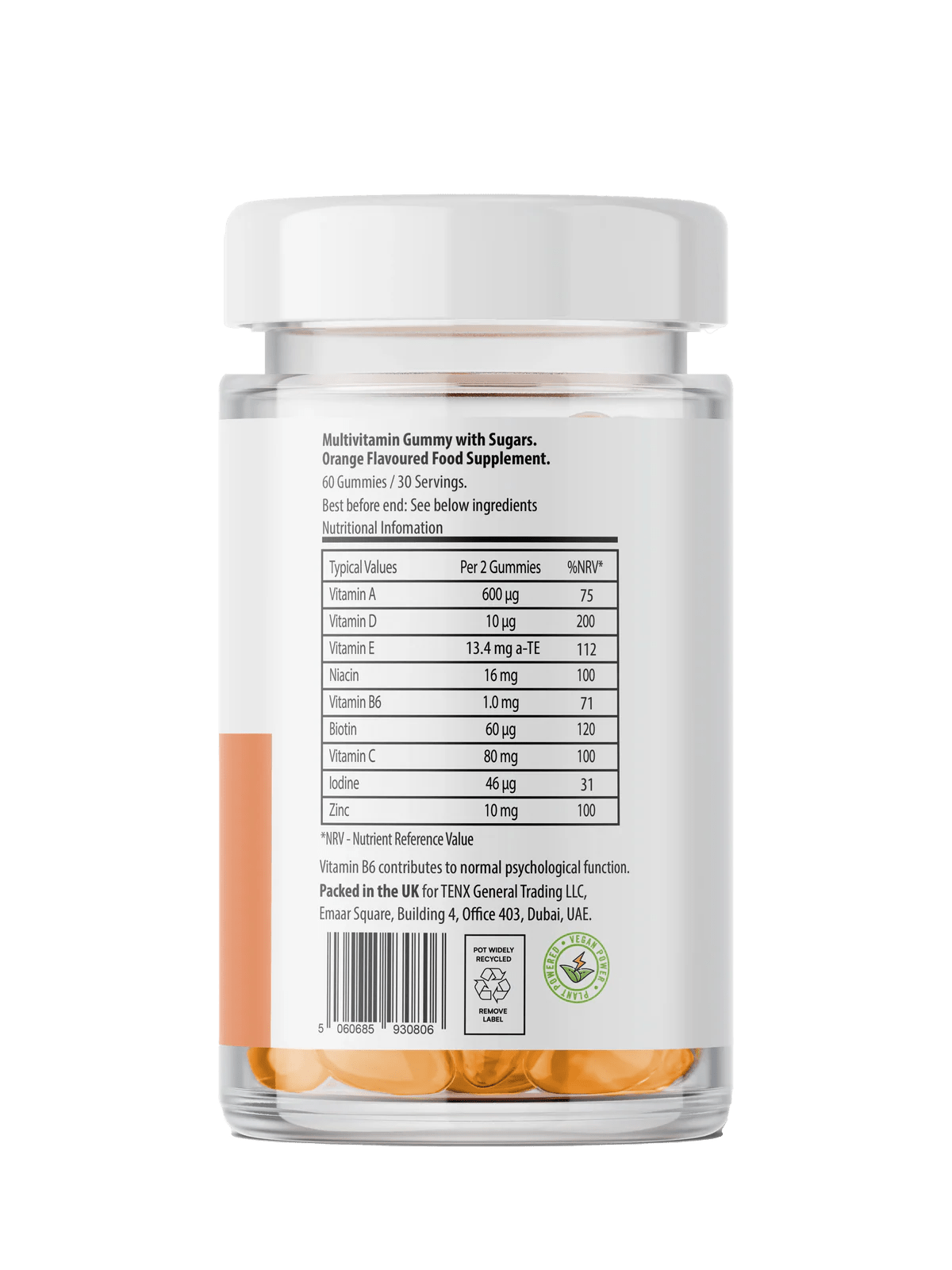 10X Athletic MultiVitamin Gummies 60Softgels