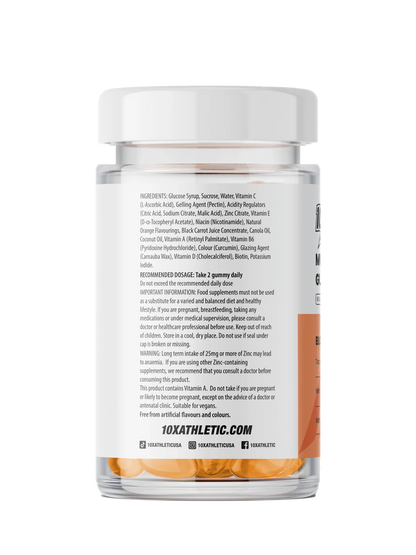 10X Athletic MultiVitamin Gummies 60Softgels