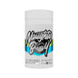 White supplement container with 'Naughty Boy' branding on a white background