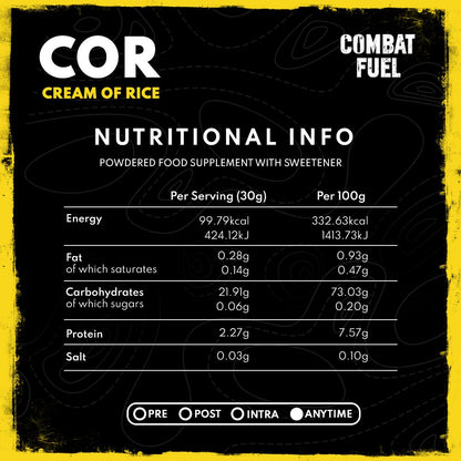 Combat Fuel Cream of Rice 1.8kg