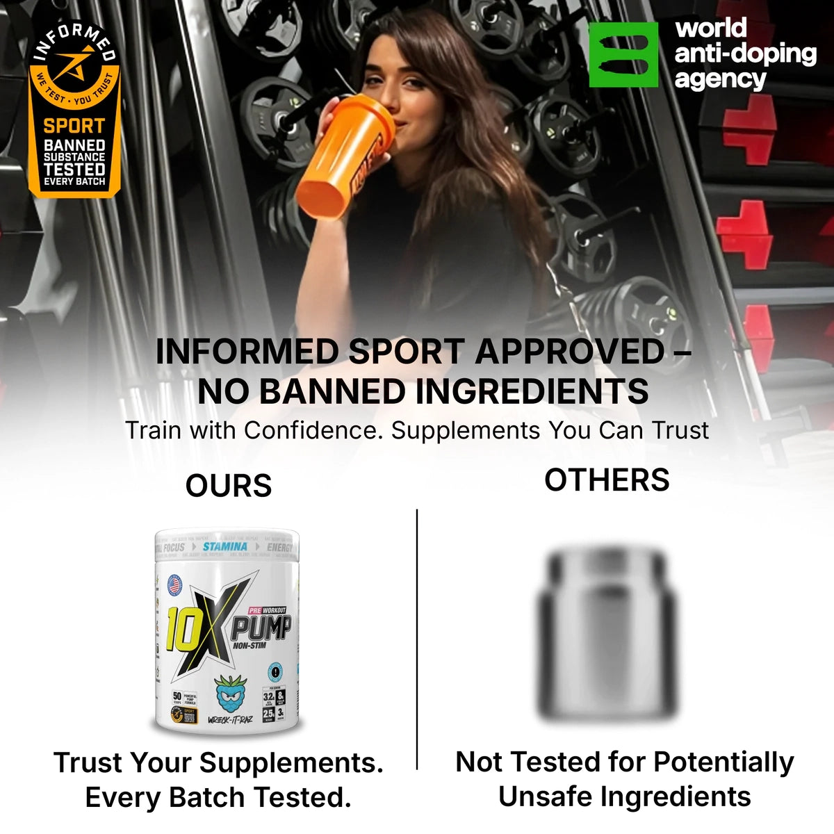 10X Athletic PUMP 600g