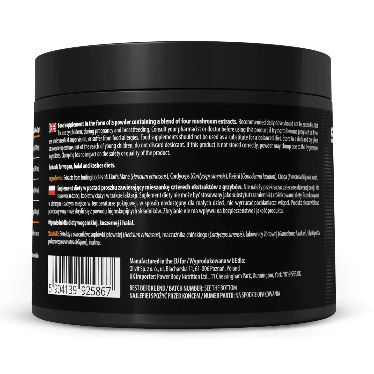 SkillNutrition 4 Mushroom Complex