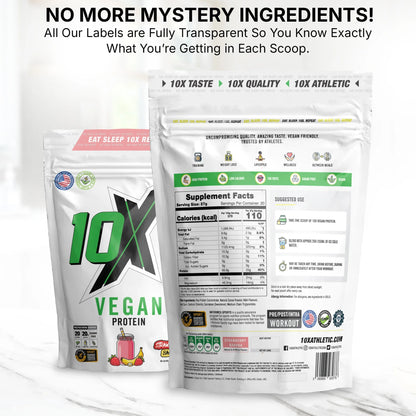 10X Athletic Vegan Protein 540g
