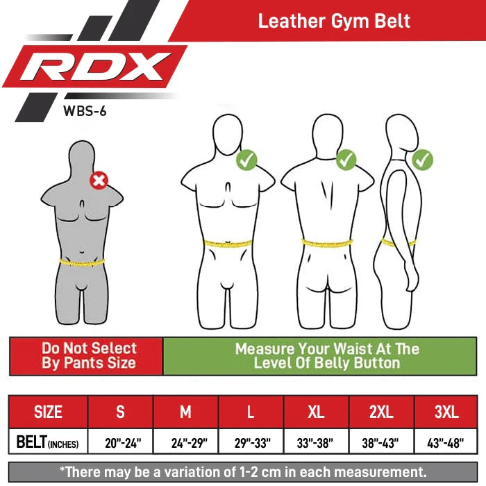 RDX Belt 6" Leather