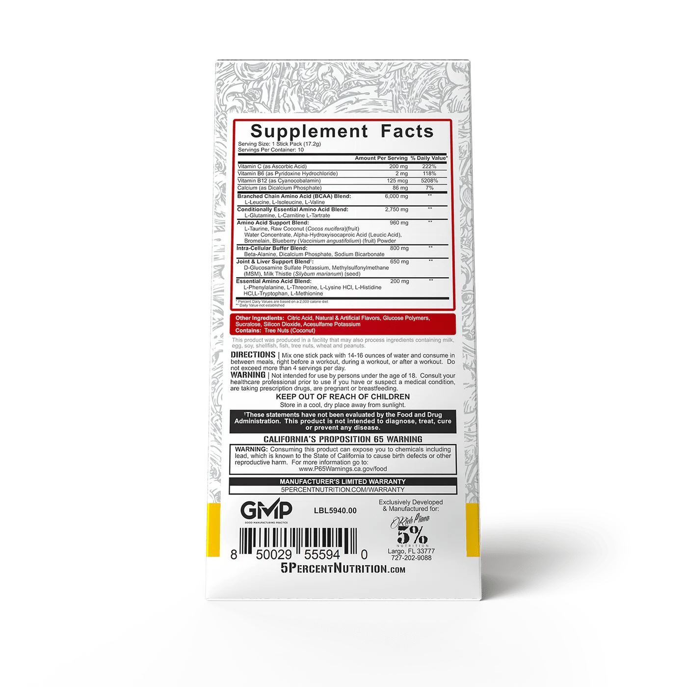 5% Nutrition - AllDayYouMay - Legendary Series Stick Packs