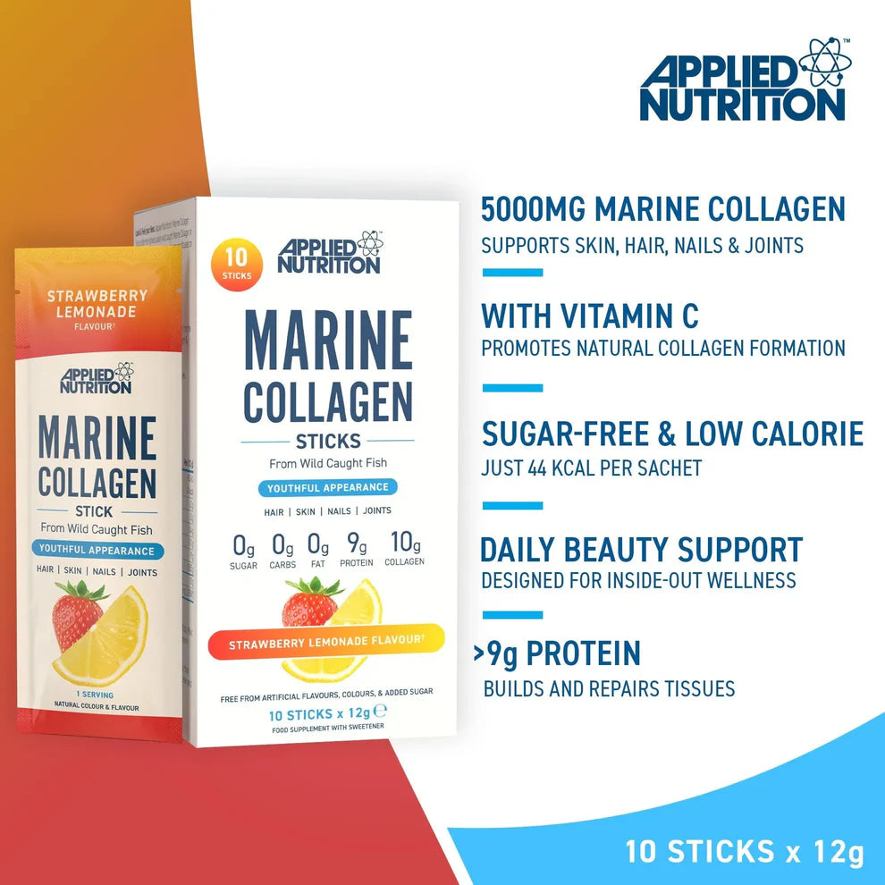 Applied Nutrition Marine Collagen Sticks 12x12g image 5