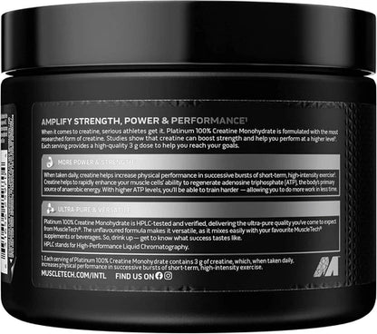 Muscletech Platinum 100% Creatine 200g image 2