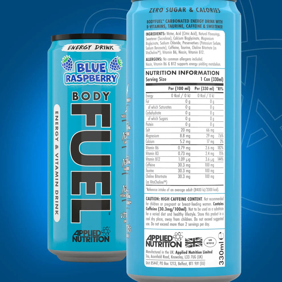 Applied Nutrition BodyFuel™ Energy Drink – 12x330ml image 10