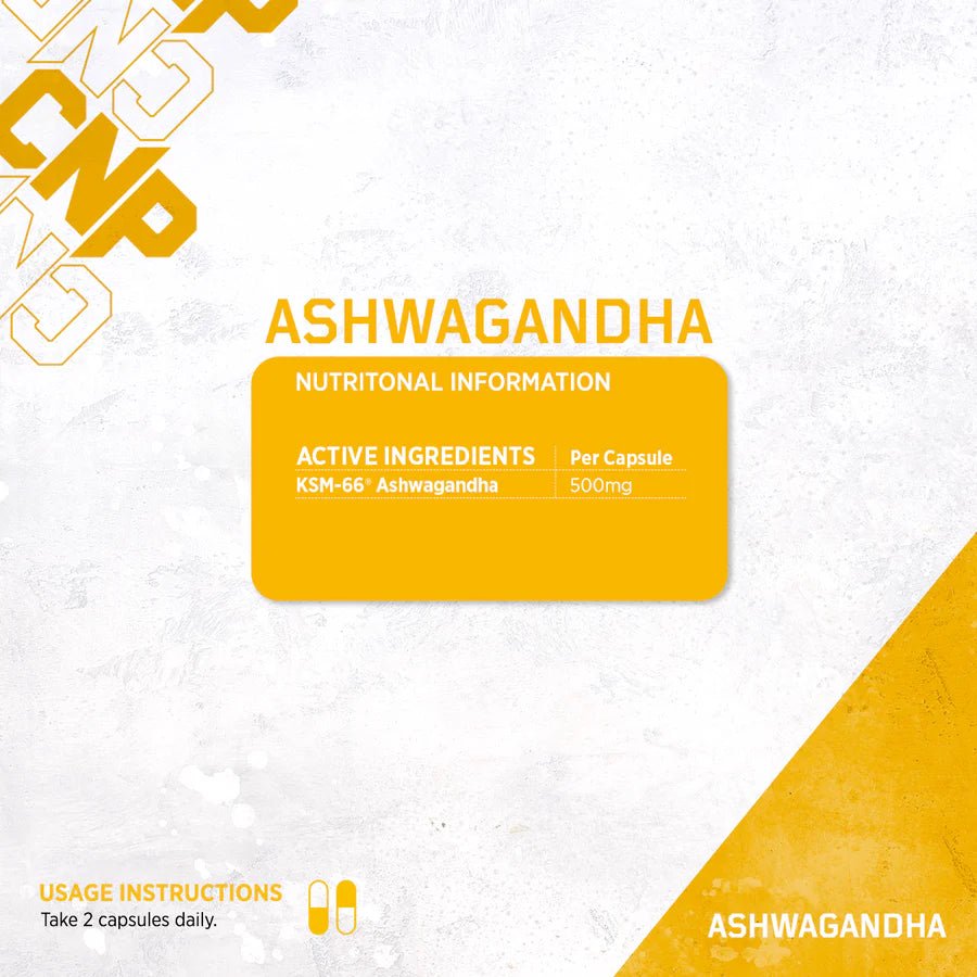 CNP Ashwagandha – 500mg KSM-66® 60 Caps image 1