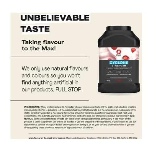 MaxiNutrition Cyclone 1.26kg image 3