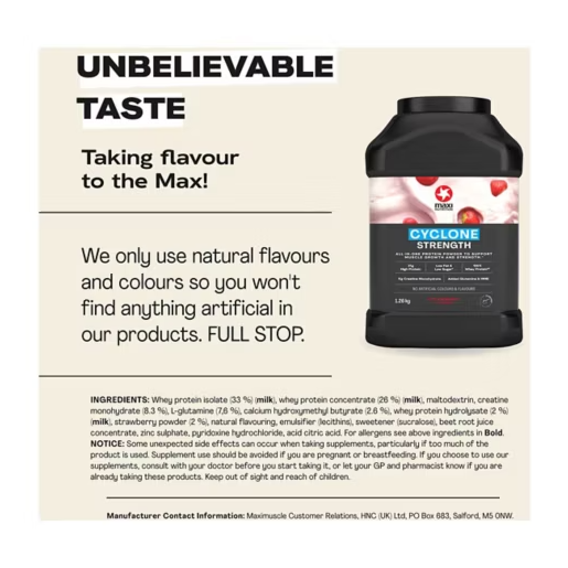 MaxiNutrition Cyclone 1.26kg image 3