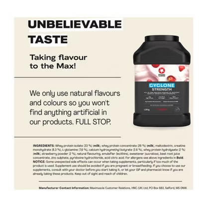 MaxiNutrition Cyclone 1.26kg image 3