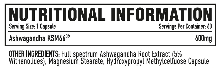 Per4m KSM-66 Ashwagandha 60 Capsules image 1