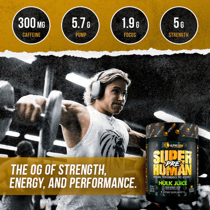 Alpha Lion SuperHuman Pre Workout 342.3g image 7
