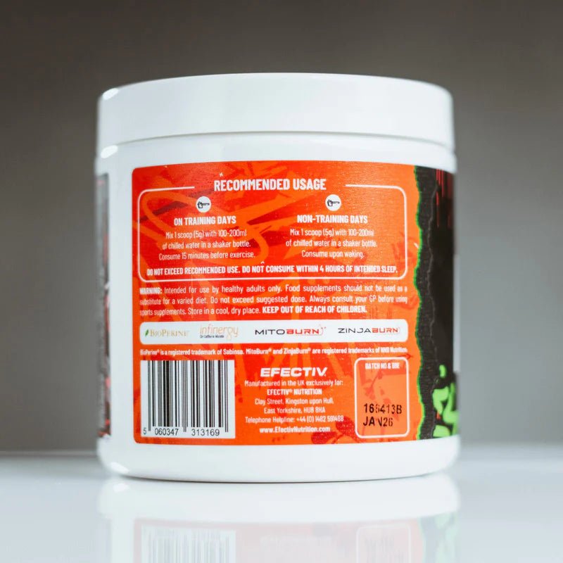 Efectiv Nutrition Burn (Premium Thermogenic) 125g