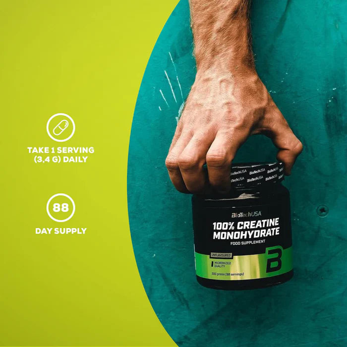 BioTechUSA 100% Creatine Monohydrate 300g image 3