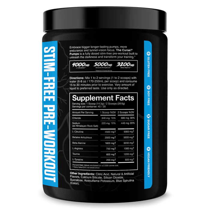 JNX Sports The Curse! Stim-Free Pump 572 - 580 grams image 1