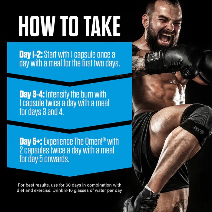 JNX Sports The Omen! Non-Stimulant Fat Burner100 vcaps image 3