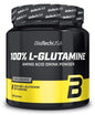 BiotechUSA 100% L-Glutamine supplement container on a white background