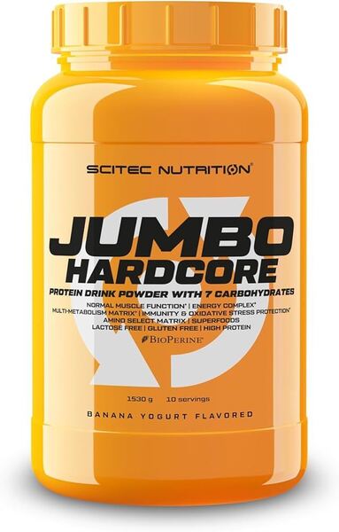 SciTec Jumbo Hardcore 1530g Banana Yoghurt