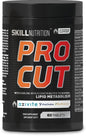 Black supplement container labeled 'Pro Cut' by Skill Nutrition on a white background