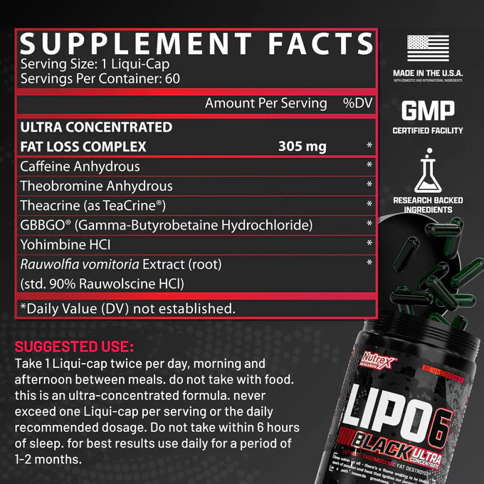 Nutrex Lipo-6 Black Ultra Concentrate