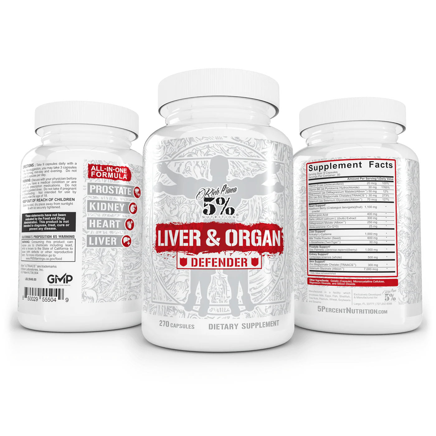 5% Nutrition Liver & Organ Formula Supplement
