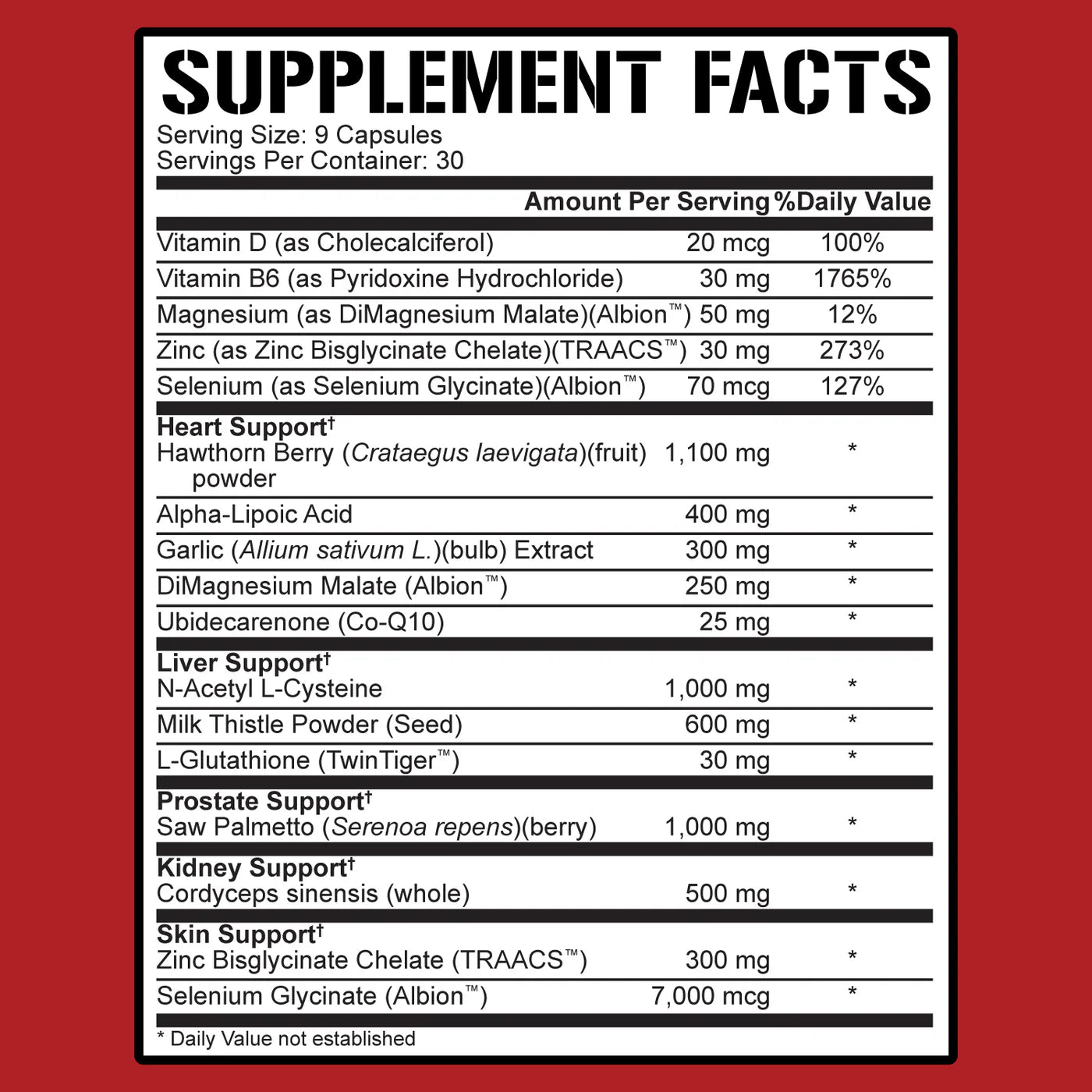 5% Nutrition Liver & Organ Formula Supplement