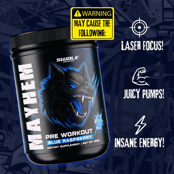 SWOLE Lifestyle MAYHEM Pre Workout 450g