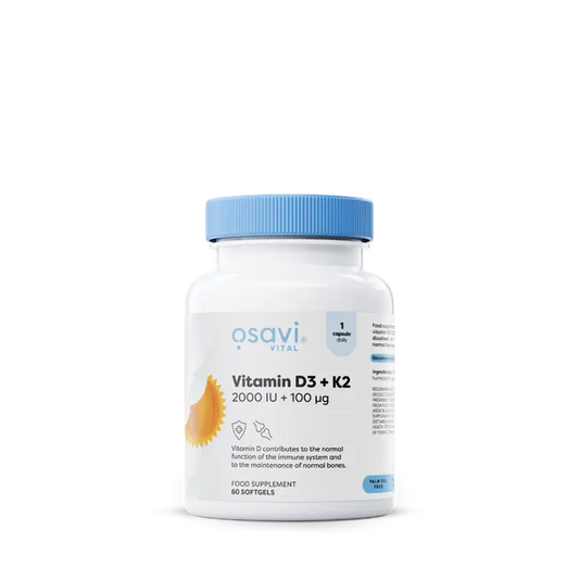 OSAVI Vitamin D3 + K2, 2000 IU + 100 μg