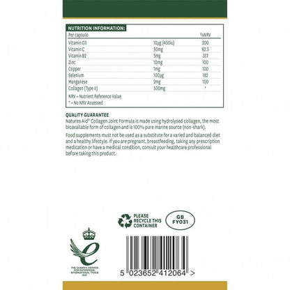 Natures Aid Collagen Joint Formula