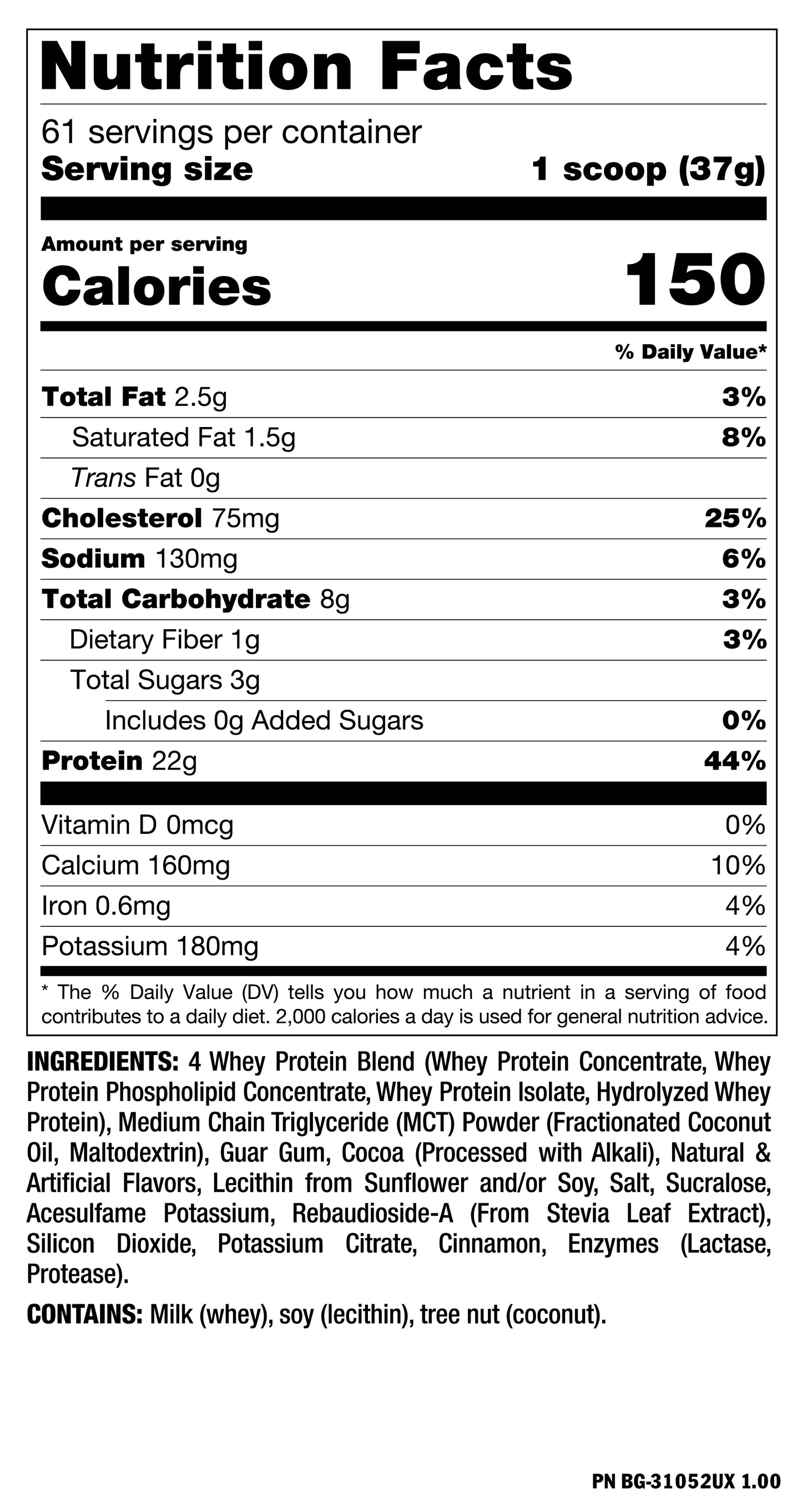 Mutant Whey Dual Chamber 1.8kg
