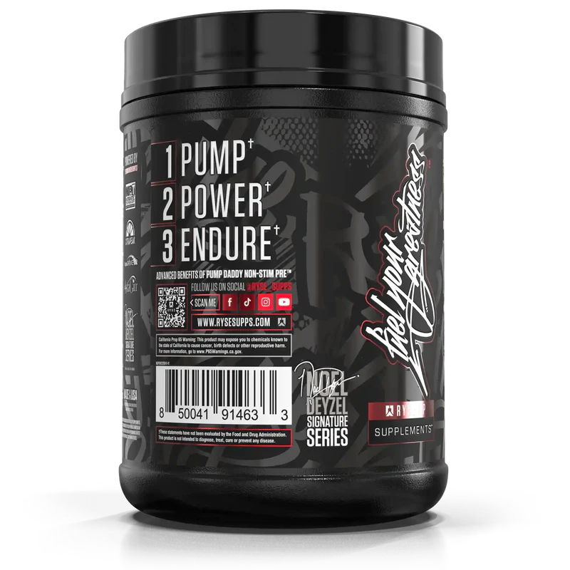 RYSE Pump Daddy V2 Non-Stim Pre-Workout 650g