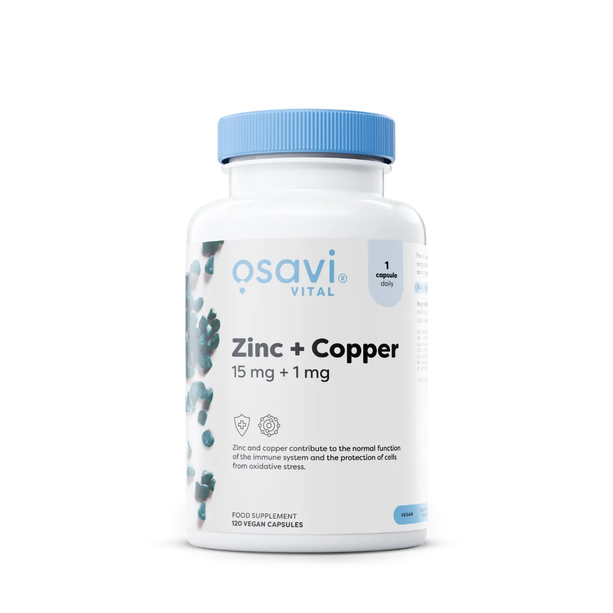 OSAVI Zinc + Copper, 15mg + 1mg