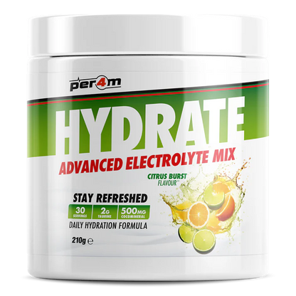 Per4m Hydration 210g | Electrolyte Powder for Sports & Exercise Recovery