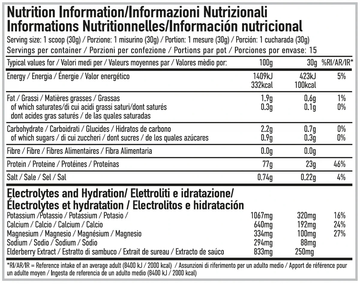 Per4m Whey Hydrate 1.8kg | Clear Whey Isolate Drink with Electrolytes