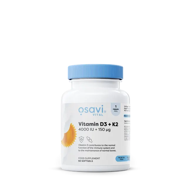 OSAVI Vitamin D3 + K2, 4000 IU + 150 μg