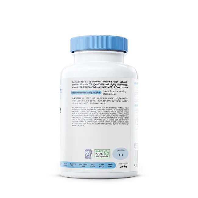 OSAVI Vitamin D3 + K2, 4000 IU + 150 μg
