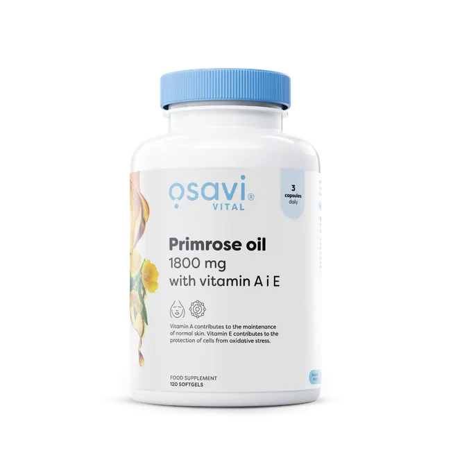 OSAVI Primrose Oil 1800 mg with vitamin A & E