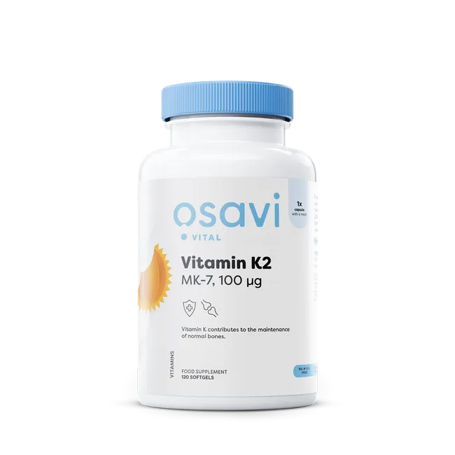 OSAVI Vitamin K2 MK-7, 100mcg