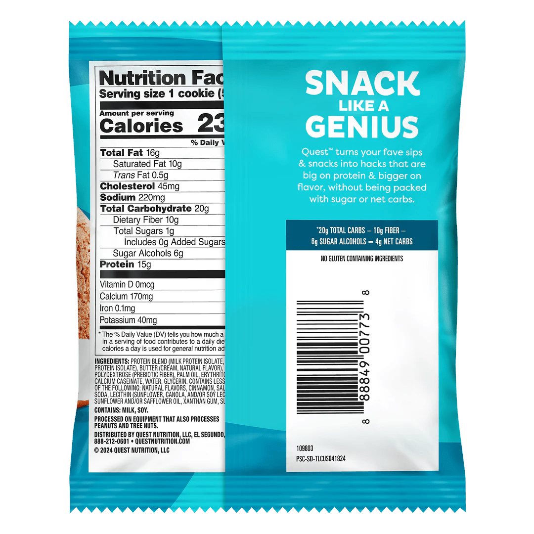 Quest Nutrition Protein Cookie 12x50g